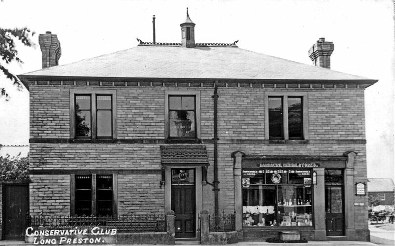 Conservative Club.jpg - Conservative Club & Hardacre's Shop   - photo around 1912 The club and shop were rebuilt in 1895